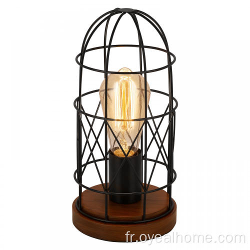 Petite lampe de table Steampunk de chevet de chevet